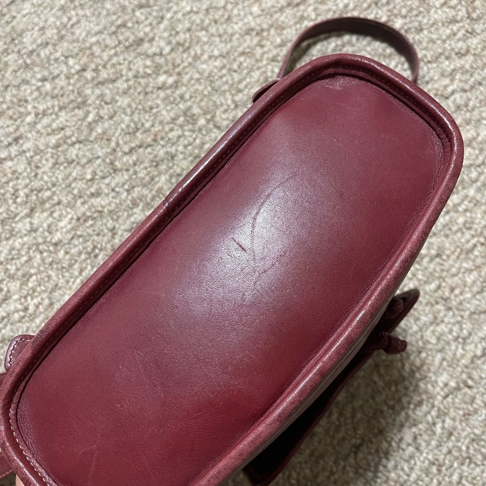 Coach Red Backpack Stylish and Versatile - Picture 3 of 6